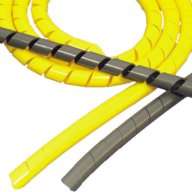 KSS-20GY スパイラルチューブ カメダデンキ 灰色  1巻(25m) KSS-20GY