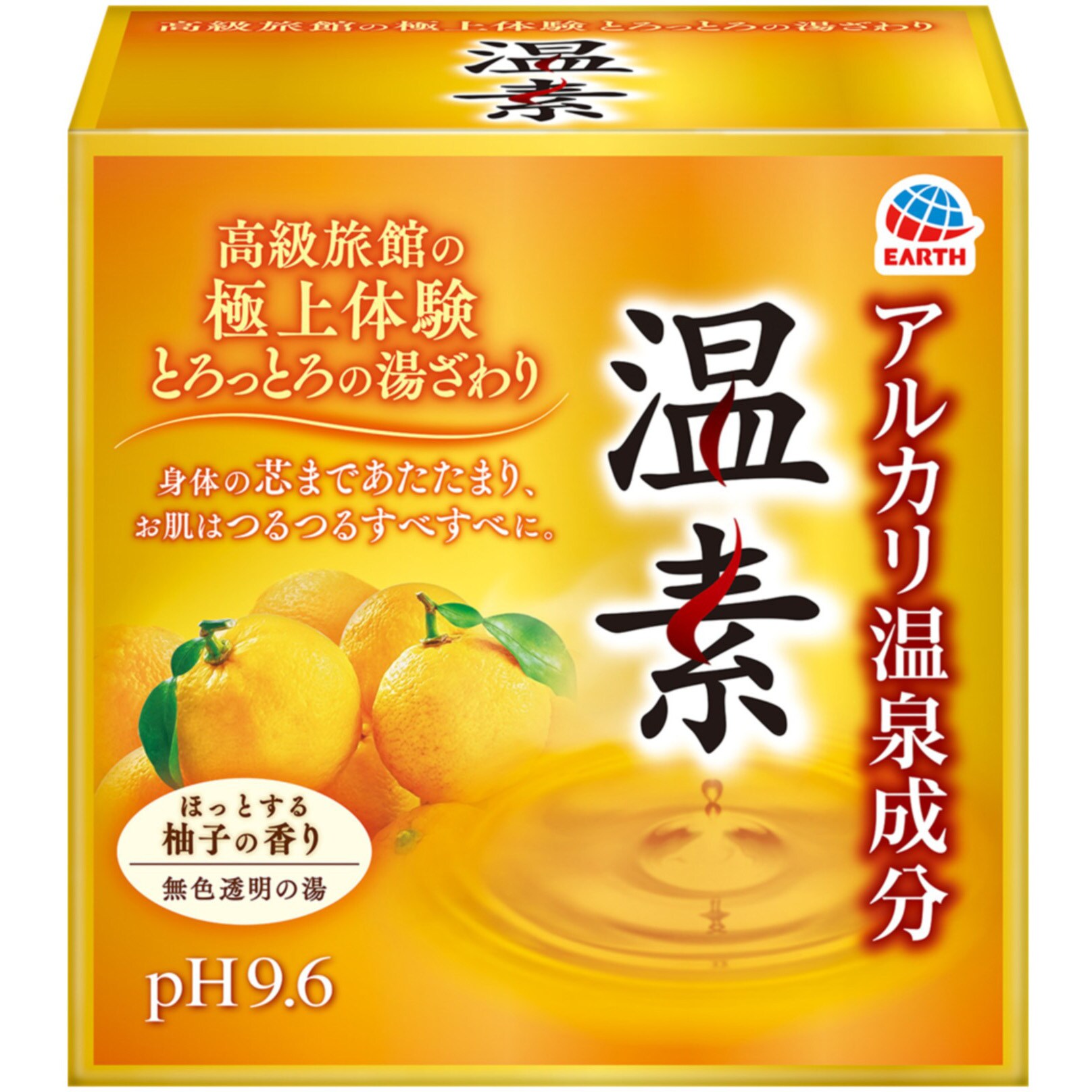 温素 アース製薬 柚子の香り 無色透明 医薬部外品 1個(30g×15包