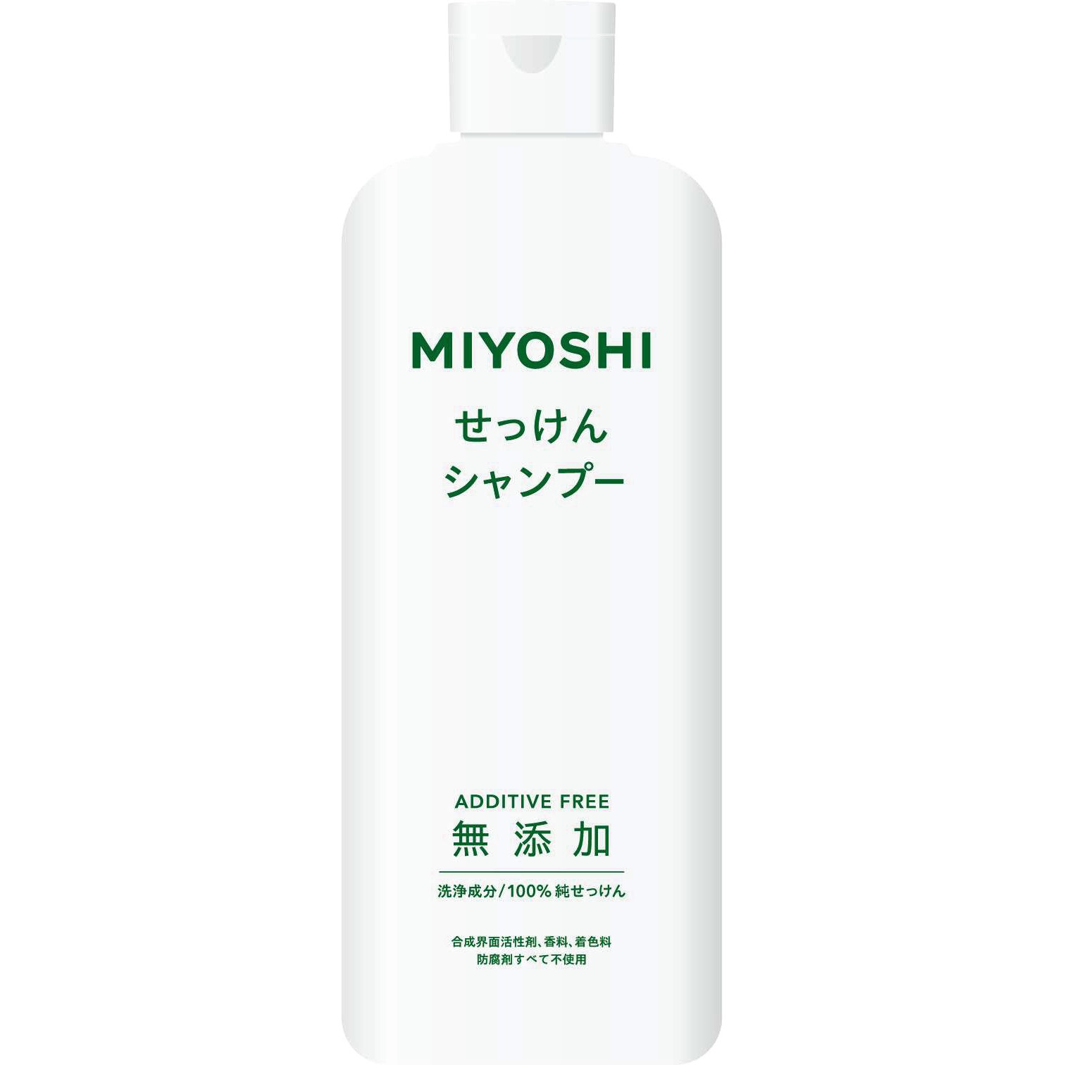 無添加せっけんシャンプー ミヨシ石鹸 本体 1本(350mL) 【通販モノタロウ】