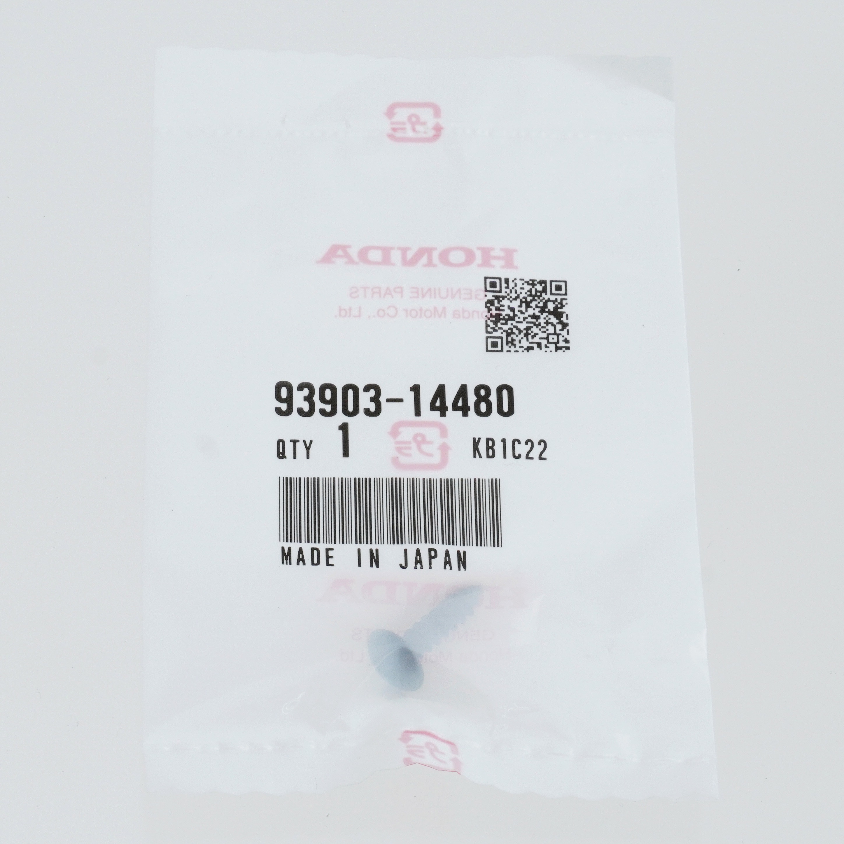 ボクシング u 93903-144-80 (93903)スクリユー，タツピング 4X16 1個 ホンダ