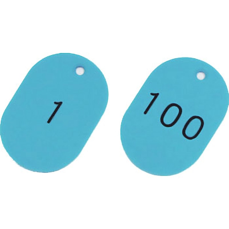 小判札453-SB(1～100) 番号小判札 日本緑十字社 片面印刷 スカイブルー