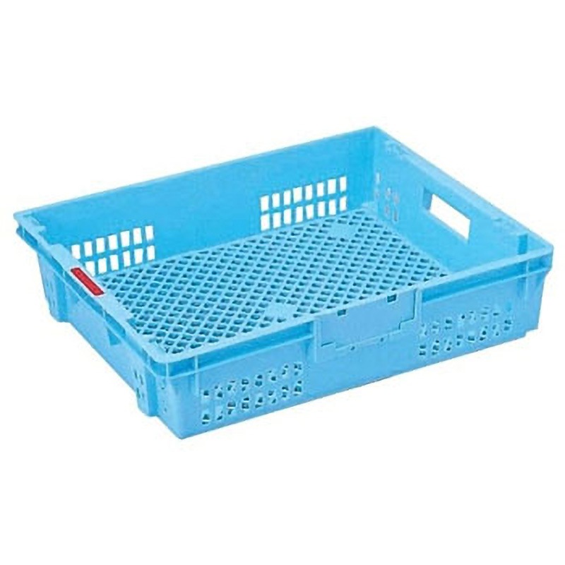 DF-25 食品用コンテナー DF-25 岐阜プラスチック工業(RISU/リス) ブルー色 外寸(幅×奥行×高さ)556×460×126mm 1セット(10個) 22,386円
