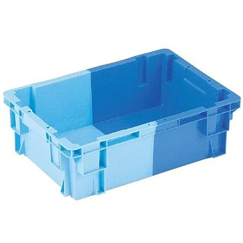 NF-S25 食品用コンテナー NF-S25 岐阜プラスチック工業(RISU/リス) ダークブルー/ブルー色 外寸(幅×奥行×高さ)539×373×175mm 1セット(5個)