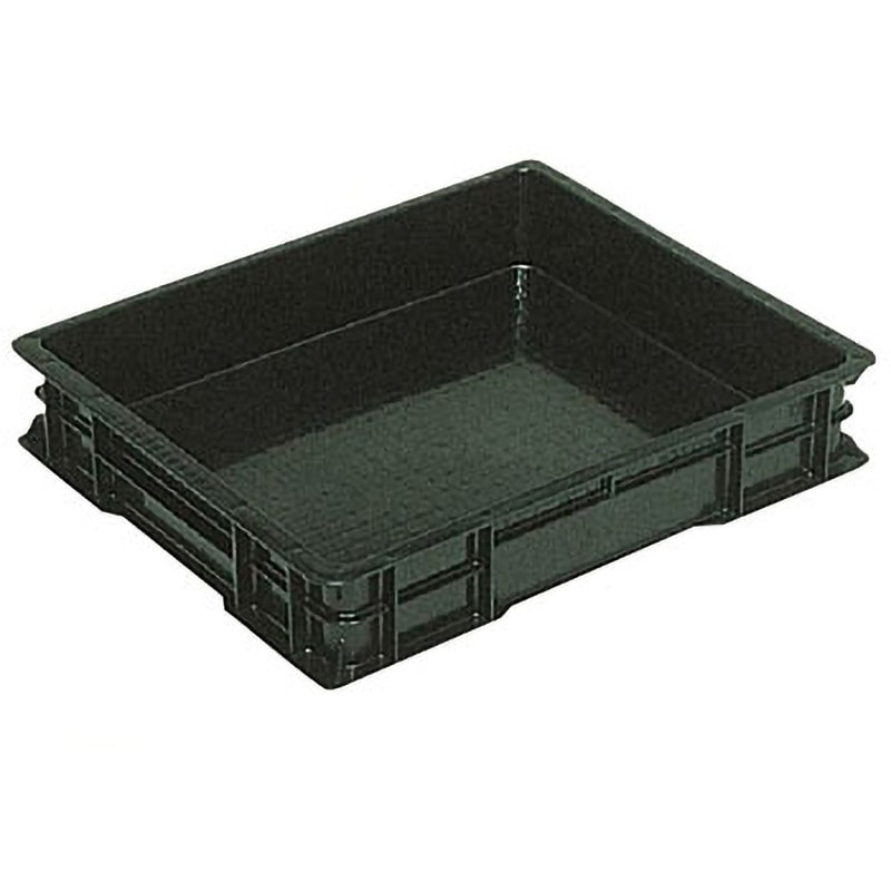 B-11導電 プラテナー B-11導電 岐阜プラスチック工業(RISU/リス) ブラック色 外寸(幅×奥行×高さ)458×380×85mm 1セット(10個)