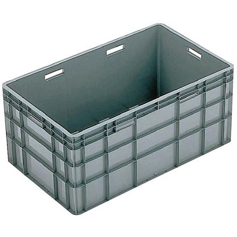 TP-484L パーツボックス TP-484L 岐阜プラスチック工業(RISU/リス) グレー色 外寸(幅×奥行×高さ)838×503×381mm 1セット(2個)