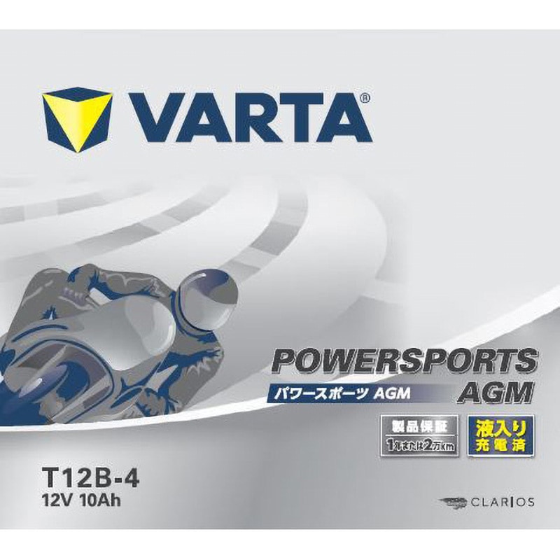 T12B-4 VARTA 二輪用バッテリー 1個 VARTA(バルタ) 【通販