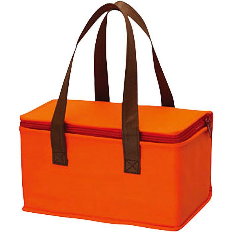 オレンジ ニューF保冷バッグマルチ 50袋 HEIKO 幅260mm奥行150mm高さ140mm