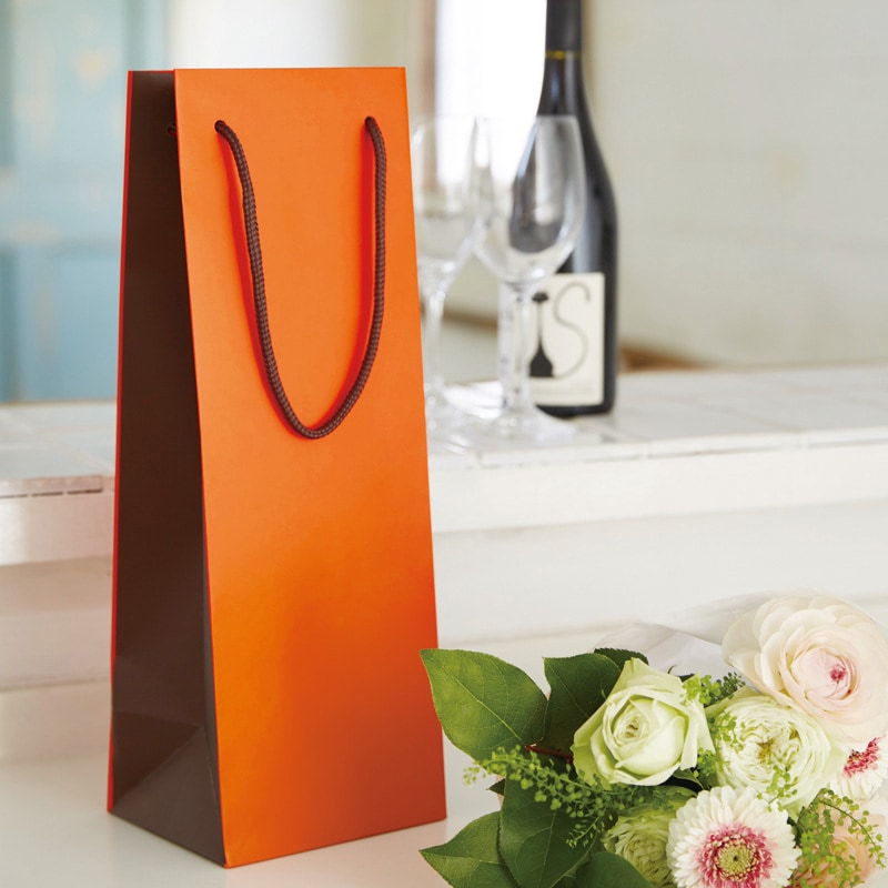 ブライトバッグ　ワインLL　エンジ　50枚入　#006459128　ケース販売　取り寄せ品　シモジマ