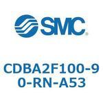 CDBA2F100-90-RN-A53 標準形エアシリンダ(角形カバー)CBA2シリーズ(CDBA2F100-90-RN-A53～) SMC