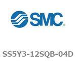 5ポートソレノイドバルブ用マニホールドベース SY3000シリーズ SS5Y3-12SQB SMC