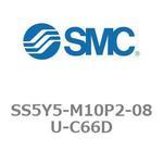 5ポートソレノイドバルブ用マニホールドベース SY5000シリーズ SS5Y5-M10P2 SMC
