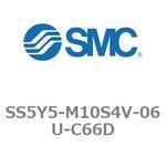 5ポートソレノイドバルブ用マニホールドベース SY5000シリーズ SS5Y5-M10S4V SMC