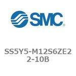 SS5Y5-M12S6ZE22-10B-NA 5ポートソレノイドバルブ用マニホールドベース SY5000シリーズ SS5Y5-M12S6ZE22 SMC