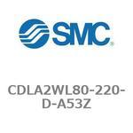 CDLA2WL80-220-D-A53Z ファインロックシリンダ/複動・片ロッド CLA2シリーズ CDLA2WL80 SMC