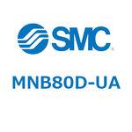 ロック付シリンダ (MNB80D-UA～) SMC