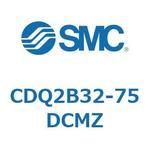 薄形シリンダ/標準形・複動・片ロッド CQ2シリーズ CDQ2B32-75DZ SMC 