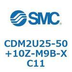 CDM2L25-59 エアシリンダ(オートスイッチ付) (CDM2L25-59～) 1個 SMC 