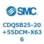 CD Series(CDQSB25-20+55DCM) SMC