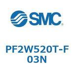 PF2W5 - デジタルフロースイッチ/高温流体用(PF2W520T) SMC
