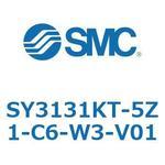 SY3131KT-5Z1-C6-W3-V01-NA SY3000_SU - プラグイン サブプレートタイプ IP67対応(SY3131KT) SMC