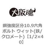 鋼強度区分10.9六角ボルト ウィット(鉄/クロメート)(小箱) 大阪魂