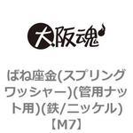 ばね座金(スプリングワッシャー)(管用ナット用)(鉄/ニッケル)(小箱) 大阪魂