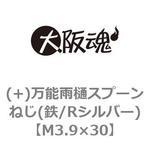 (+)万能雨樋スプーンねじ(鉄/Rシルバー)(小箱) 大阪魂