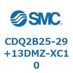 CDQ2B25-29+13DMZ-XC10 薄形シリンダ CDQ2B25-29 SMC