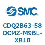 薄形シリンダ CDQ2B63-58 SMC