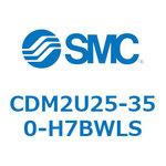 エアシリンダ/標準形：複動・片ロッド CDM2U25 SMC 丸形 【通販