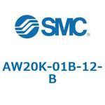 逆流機能付フィルタレギュレータ AW□□K-Bシリーズ AW20K SMC