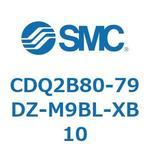 CDQ2B80-79DZ-M9BL-XB10 薄形シリンダ CDQ2B80-79 SMC