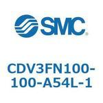バルブ付エアシリンダ CDV3FN100 SMC
