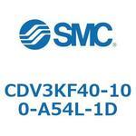 バルブ付エアシリンダ CDV3KF SMC