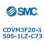バルブ付エアシリンダ CDVM3F SMC