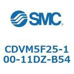 バルブ付エアシリンダ CDVM5F25 SMC