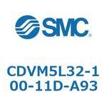バルブ付エアシリンダ CDVM5L32 SMC
