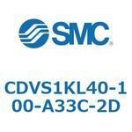 バルブ付エアシリンダ CDVS1KL SMC