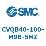バルブ付薄形シリンダ CVQB4 SMC