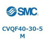 バルブ付薄形シリンダ CVQF4 SMC
