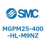 ガイド付薄形シリンダ MGPM25-4 SMC
