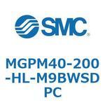 ガイド付薄形シリンダ MGPM40-2 SMC