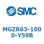 回り止め倍力シリンダ・倍力シリンダ MGZR6 SMC