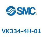 3ポートソレノイドバルブ直動ポペットタイプ弾性体シール SMC