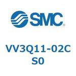 3ポートソレノイドバルブ VQZ用 マニホールド SMC