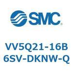 5ポートソレノイドバルブVQ用 マニホールド SMC