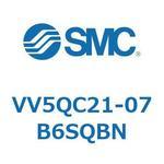 5ポートソレノイドバルブVQC用 マニホールド SMC