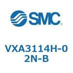 直動形3ポートエアオペレートバルブ  VXA31 SMC