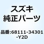 68111-34301-Y2D マーク エンブレムサイド(シルバー) 68111-34301-Y2D スズキ
