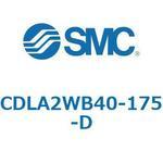 CLA2W/CDLA2W - ファインロックシリンダ/複動:両ロッド SMC